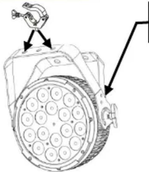 Chauvet COLORdash Par-Quad 18 - Mounting - 1
