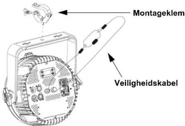 Chauvet COLORdash PAR H18X - Montagediagram van het product - 1