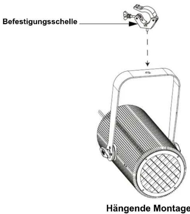 Chauvet Ovation H-265WW - Ansicht Gerätemontage - 2