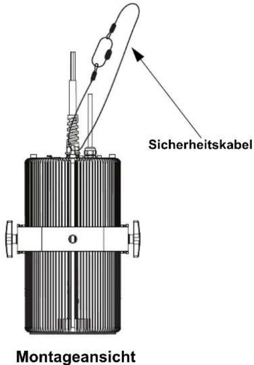 Chauvet Ovation H-265WW - Ansicht Gerätemontage - 1