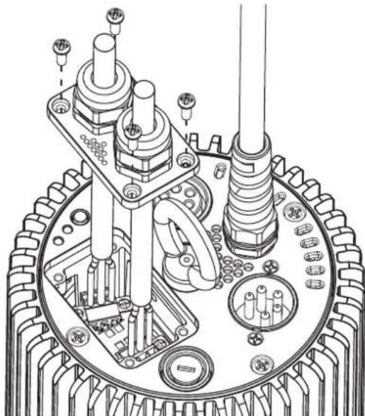 Chauvet Ovation H-55WW - DMX Hard-Wired Diagram - 1