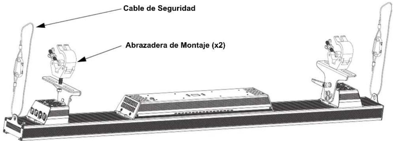Chauvet Ovation B-2805FC - Diagrama de montaje del producto - 1