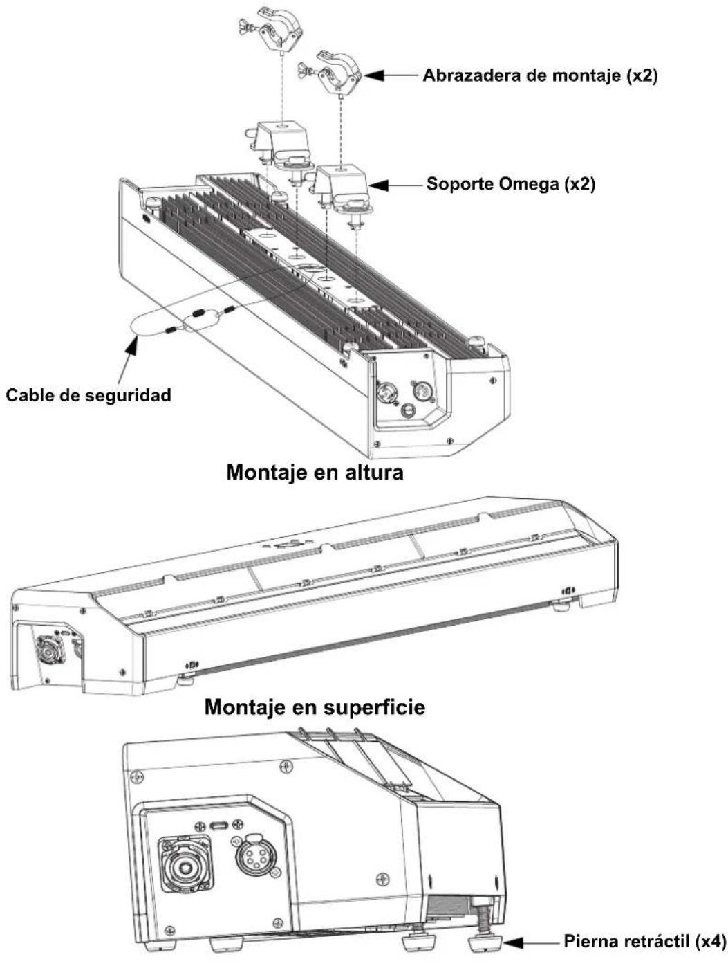 Chauvet Ovation CYC 3 FC - Montaje - 1