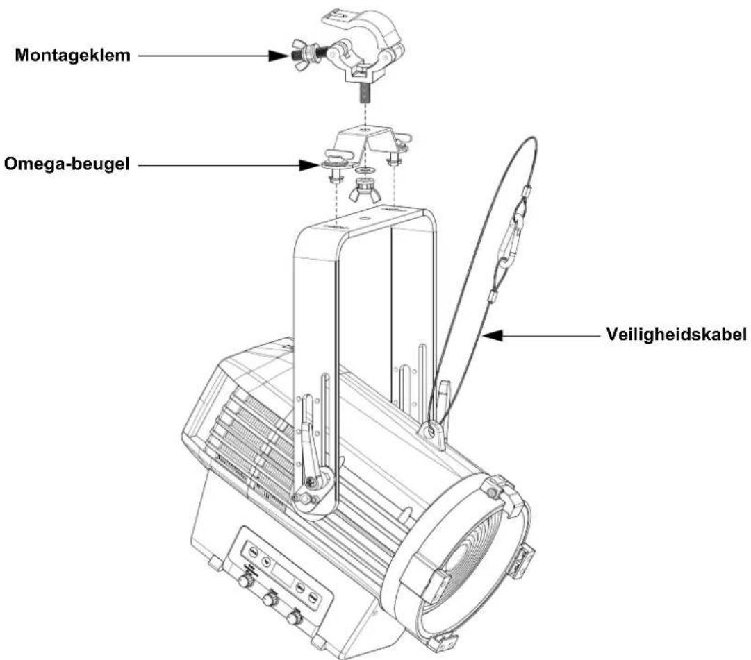 Chauvet Ovation Rêve F-3 IP - Montagediagram van het product - 1