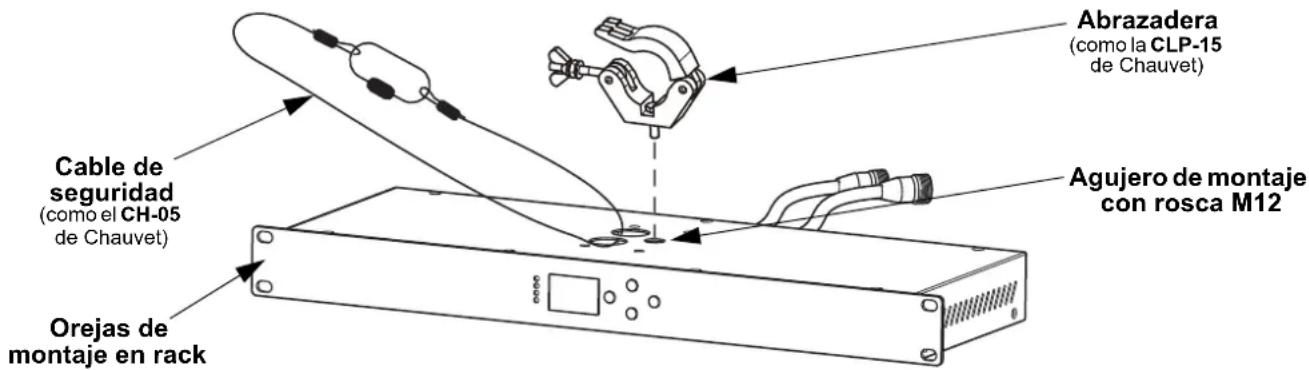 Chauvet ÉPIX Flex Drive - Diagrama de montaje - 1