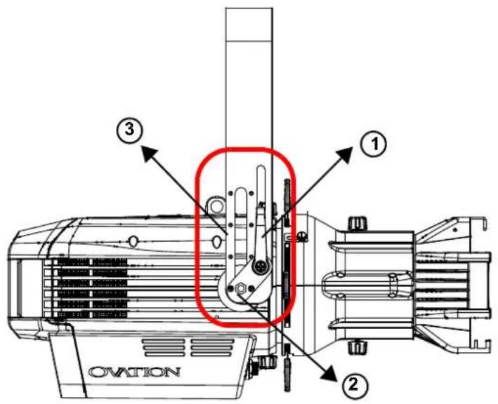 Chauvet Ovation Rêve E-3 - Instelbare beugel - 1