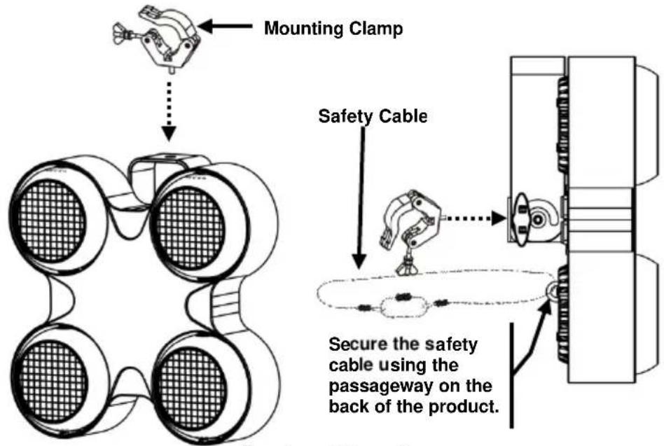 Chauvet STRIKE 4 - Mounting - 1