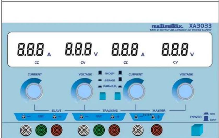 MULTIMETRIX XA3033 - Alimentation triple Série et parallèle - 1