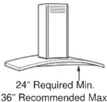 GE UVI7361SWSS - INSTALLATION CLEARANCES - 1