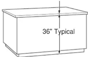 GE UVI7361SWSS - INSTALLATION CLEARANCES - 2