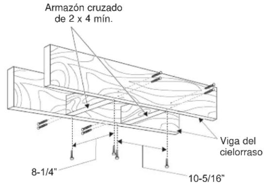 GE UVI7361SWSS - CONSTRUYA EL SOPORTE DEL CIELORRASO (Cont.) - 1