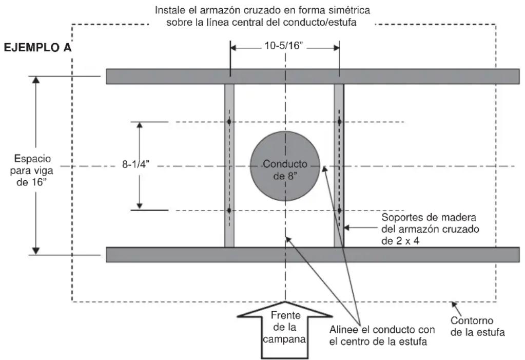 GE UVI7361SWSS - Estructura del soporte de cielorraso - 1