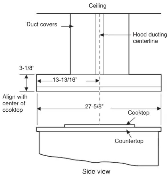 GE UVI7361SWSS - CONSTRUCT CEILING SUPPORT - 1