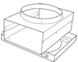 GE UVI7361SWSS - INSTALL AIR DEFLECTOR INTO CEILING SUPPORT - 1