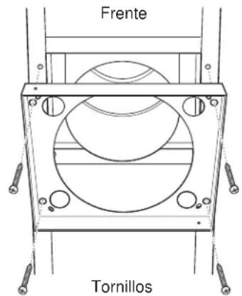 GE UVI7361SWSS - INSTALE EL DEFLECTOR DE AIRE DENTRO DEL SOPORTE DEL CIELORRASO - 2