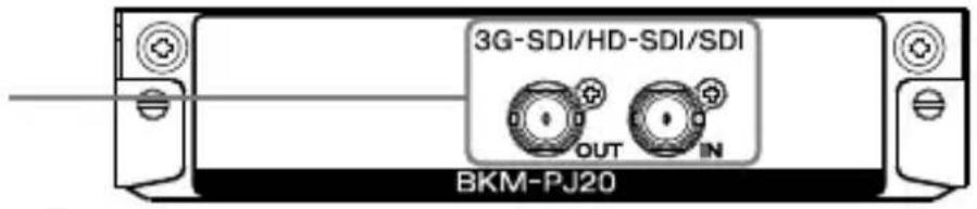 SONY BKM-PJ20 - Eingänge und Ausgänge - 1