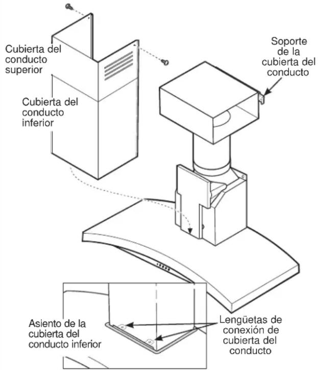 GE UVW7301SWSS - PASO 7: INSTALE LAS CUBIERTAS DEL CONDUCTO - 2