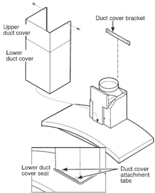 GE UVW7301SWSS - STEP 7: INSTALL DUCT COVERS - 2
