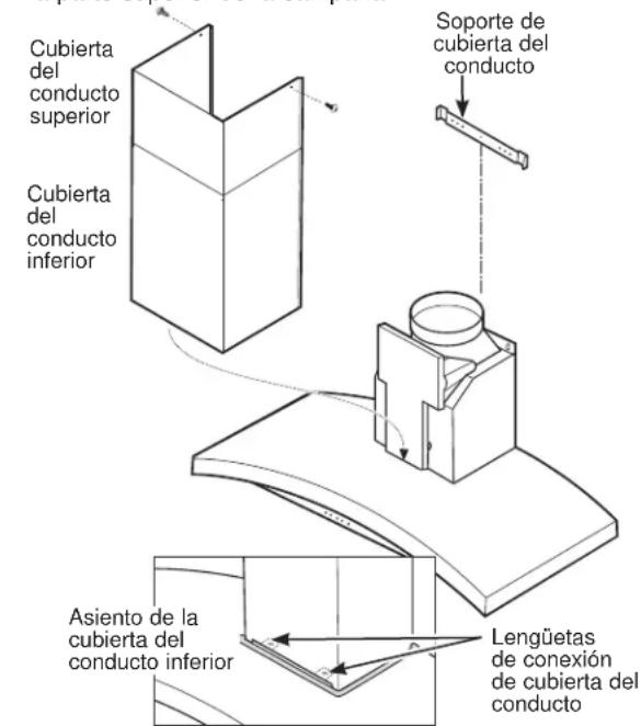 GE UVW7301SWSS - PASO 7: INSTALE LAS CUBIERTAS DEL CONDUCTO - 2