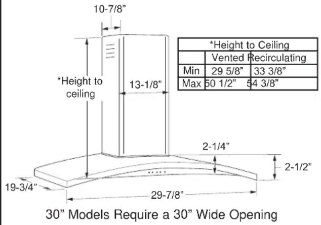 GE UVW7301SWSS - WARNING - 1