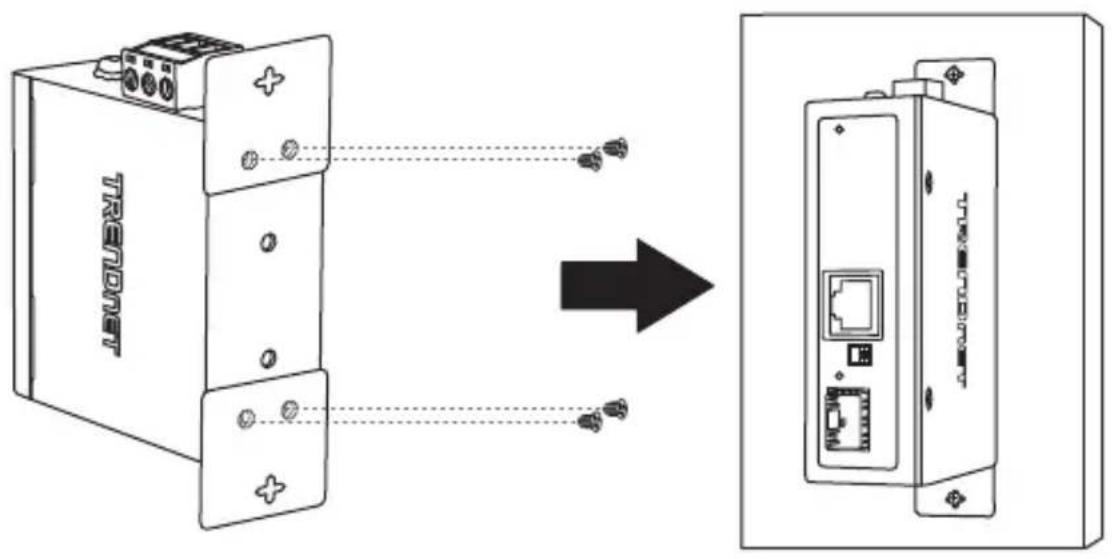 TRENDNET TI-PF11SFP - Instructions de fixation murale - 1