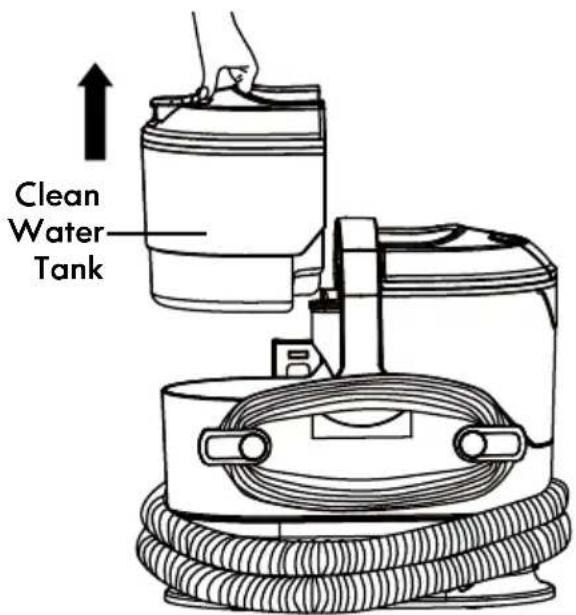 KENMORE KW2005 - FILLING THE CLEAN WATER TANK - 1
