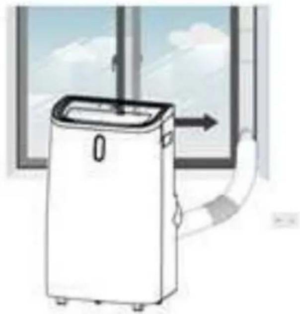 SereneLife SLPAC242B - CONECTE LA MANGUERA DE ESCAPE - 6