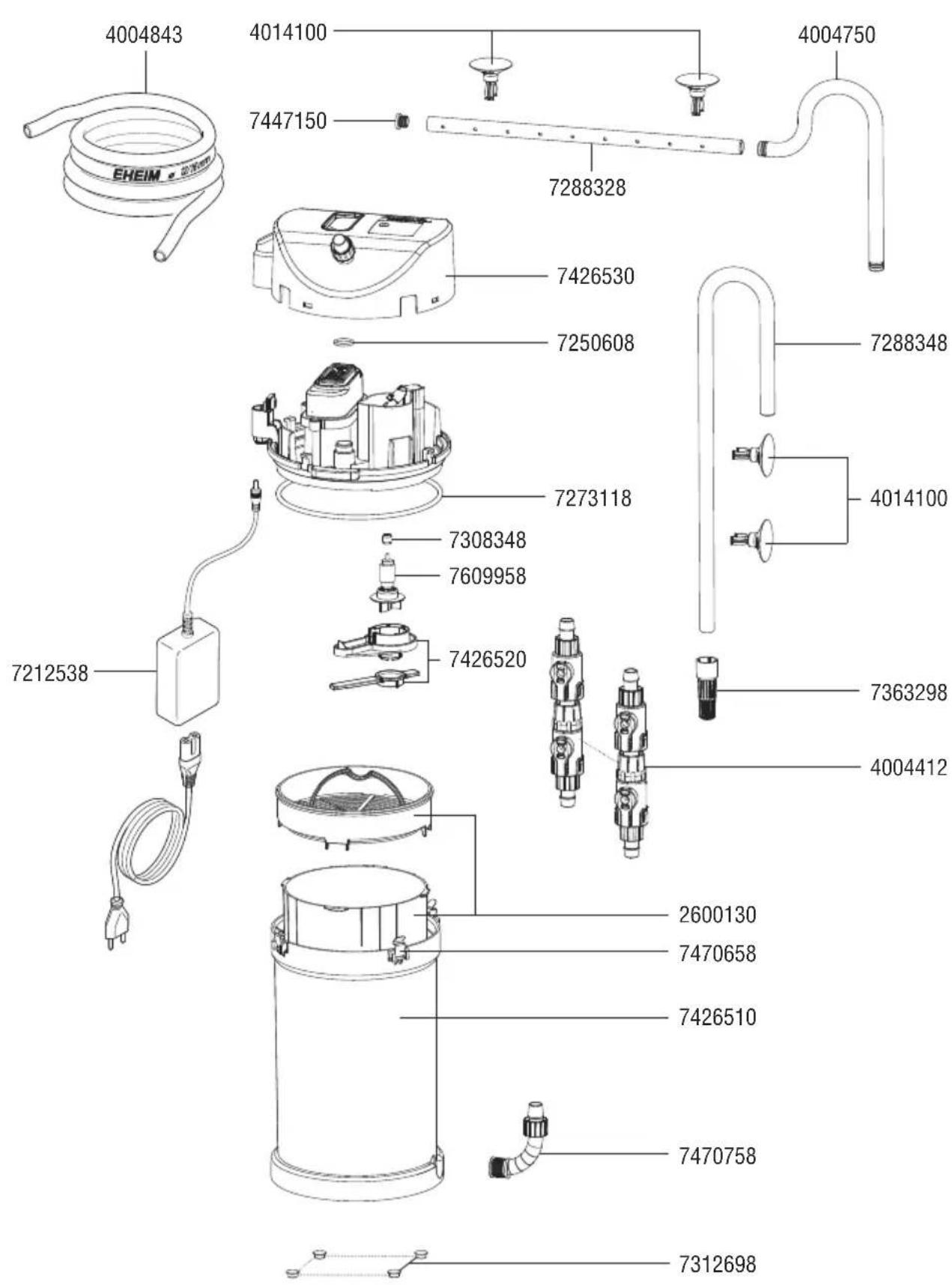 EHEIM classicVARIO+e 250 - 기술 데이터 - 1