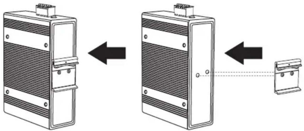 TRENDNET TI-PG1284i - Instrucciones de montaje en DIN-Rail - 1