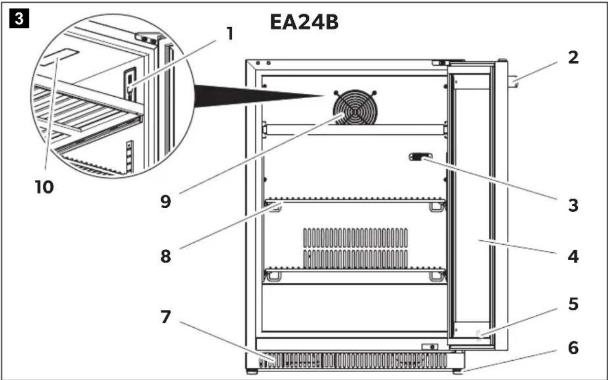 DOMETIC EA24B - FR Réfrigérateur - 3
