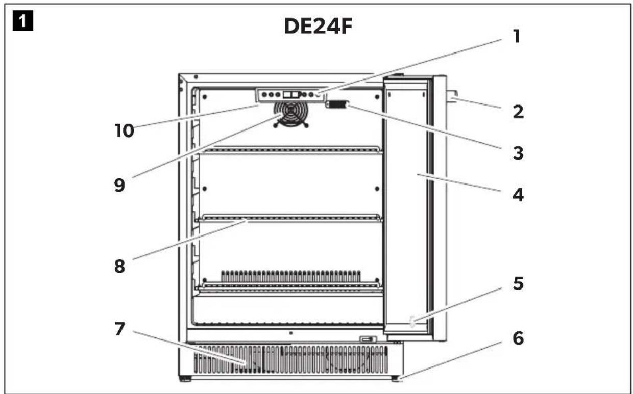 DOMETIC EA24B - FR Réfrigérateur - 1