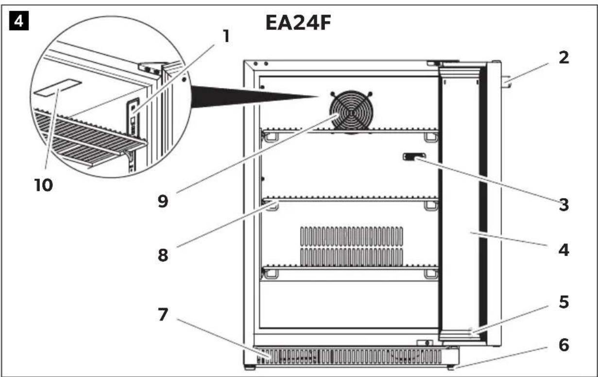 DOMETIC EA24B - FR Réfrigérateur - 4
