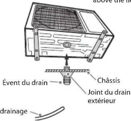 Ouellet MPD36KCH21S-O - Étape 2: Fixer le joint du drain - 1