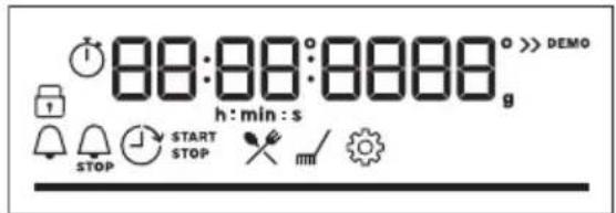 ELECTROLUX EOF6H46Z - Display indicators - 1