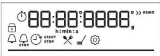 ELECTROLUX EOF6H46Z - Voyants de l'affichage - 1