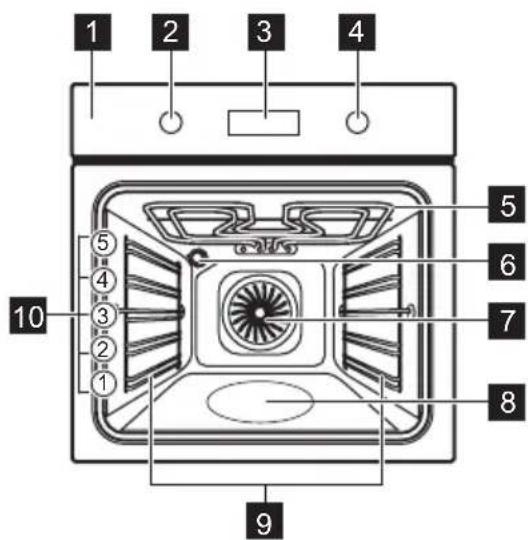 ELECTROLUX EOF6H46Z - Vue d'ensemble - 1