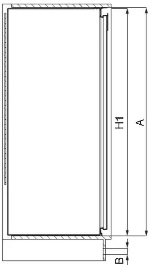 ELECTROLUX IK279BNL - Dimensioni - 1