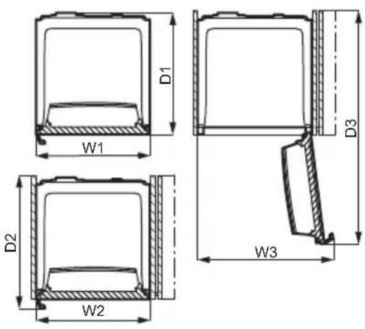 ELECTROLUX EK278BNRWE - Dimensions - 2