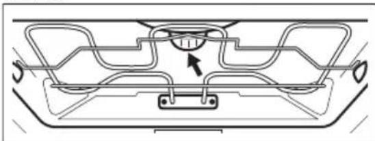 ELECTROLUX EOB8S09WX - Lampe supérieure - 1