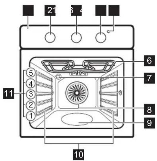 ELECTROLUX EOH2H04K - Vue d'ensemble - 1