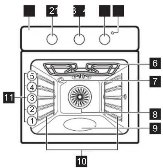 ELECTROLUX EOH2H04K - Gesamtansicht - 1