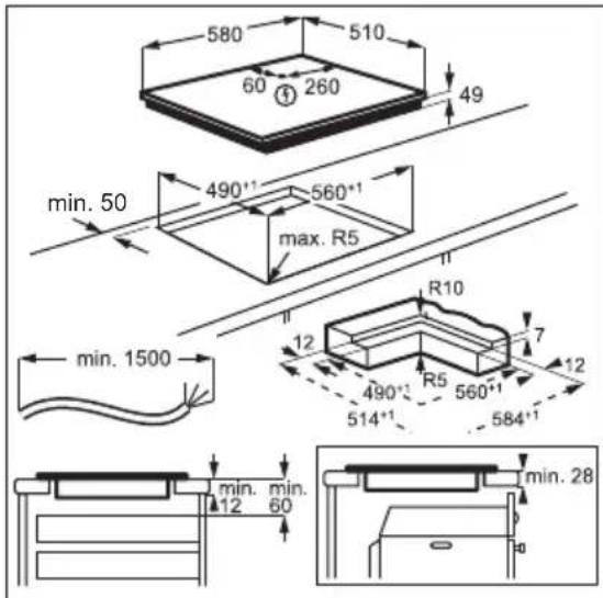 ELECTROLUX KIS62453I - INTEGRAVIMAS BALDUOSE - 1