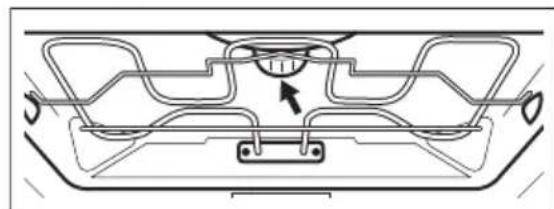 ELECTROLUX LOB8S09WX - Lampadina superiore - 1