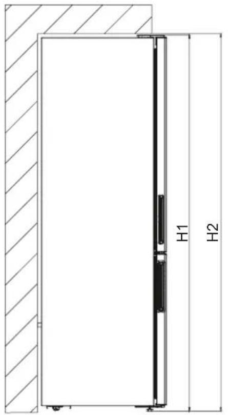 ELECTROLUX LNT6ME46X3 - Dimensiuni - 1