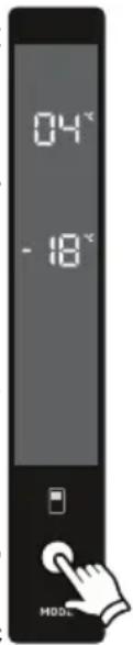 ELECTROLUX LNT6ME46X3 - Paramètres de Température du Congélateur - 1