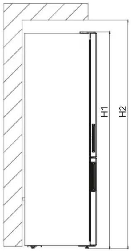 ELECTROLUX LNT6ME46X3 - Dimensions - 1