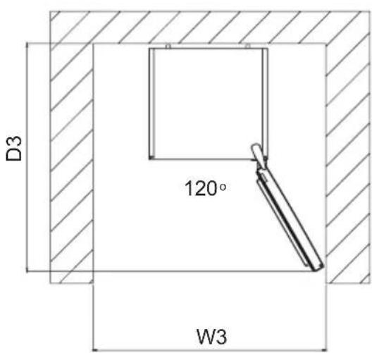 ELECTROLUX LNT6ME46X3 - Dimensions - 4