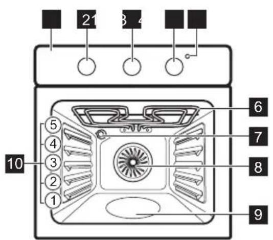 ELECTROLUX EOH2H044K - Panoramica generale - 1