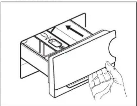 ELECTROLUX WAGL6S500 - Modificare la posizione del divisorio nel cassetto del detersivo. - 4