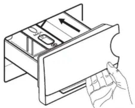 ELECTROLUX WAGL6S500 - Changement de position du séparateur de détergent - 4